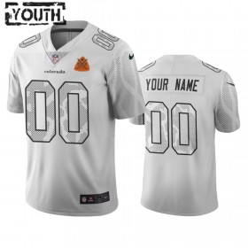 Tröjor Denver Broncos Custom Vit City Edition Vapor Limited - Barn